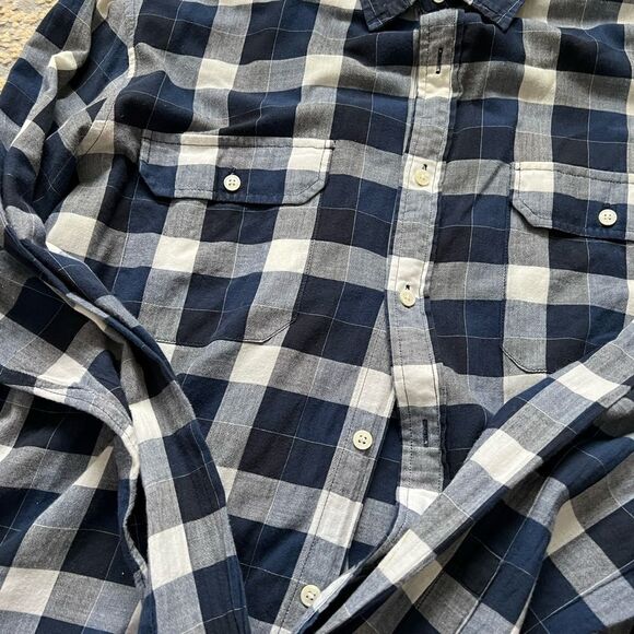 michael kors flannel long sleeve button down shirt men’s - Picture 4 of 5